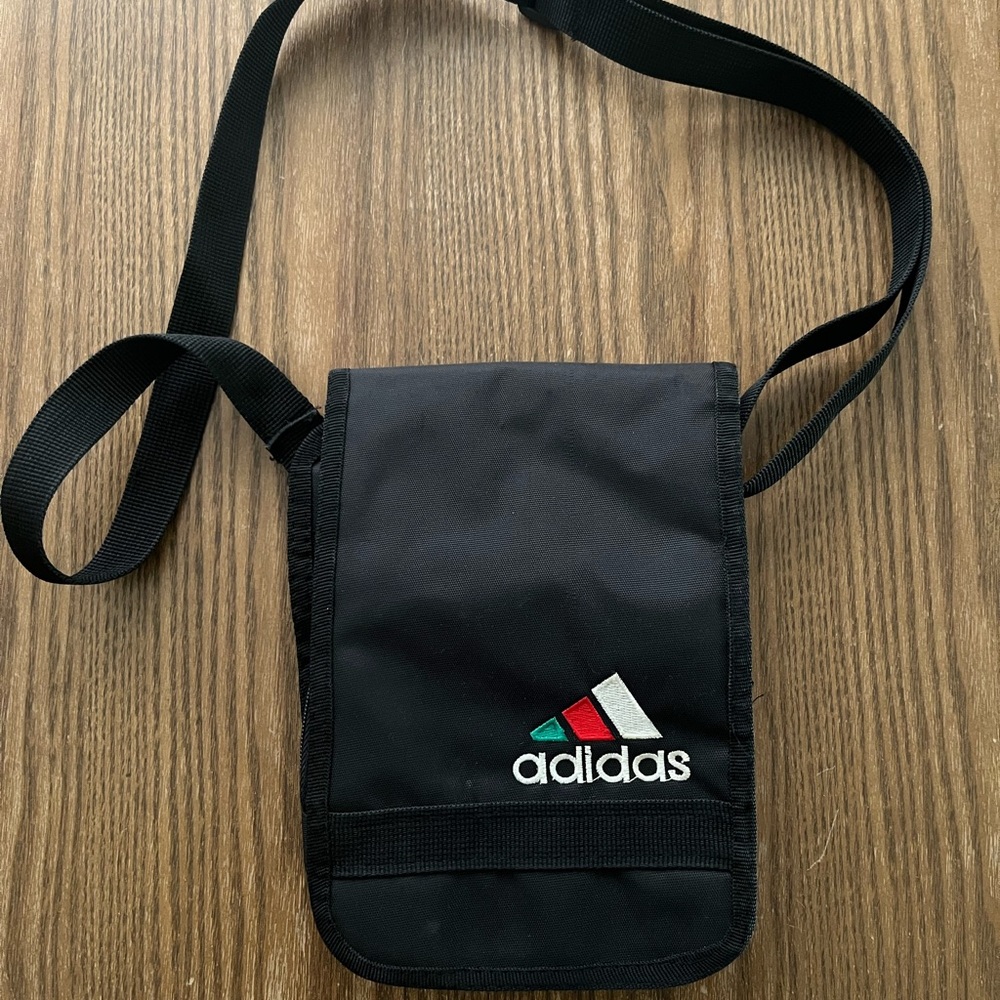 Adidas Black Crossbody Bag Vintage